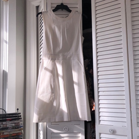 White Sleeveless Midi Dress - Picture 1 of 8